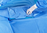 Fabric Nonwoven Surgical Sterile Drapes 20 X 20 Inch In Blue Color For Hospital Use