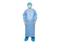 Sterile Non Woven Blue AAMI Level 3 Reinforced Surgical Gown