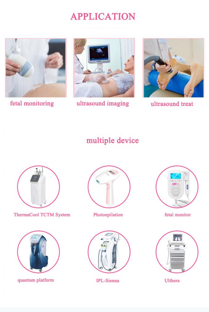 Medical Ultrasound Transmission Coupling Gel 250 Ml Transparent Water