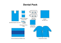 Dental Procedure Pack SMS Fabric Sterile Green Surgical pack Essential Lamination Patient disposable surgical pack