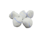 Sterile Medical Cotton Gauze Ball with X-Ray Thread Disposable Peanut ball 100% cotton multiple size blue thread surgery