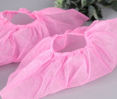 Anti Slip Disposable Shoes Cover color Blue pink Nonwoven Fabric For Hospital Clinic size customized