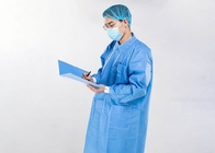 SMS Disposable Lab Coat With Pants Hospital Visitor Gown