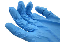 Medical Disposable Blue Nitrile Gloves Powder Free Safety Examination Gloves