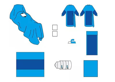 OEM/ODM Sterile Surgical Angiography Packs With Gamma Sterilization