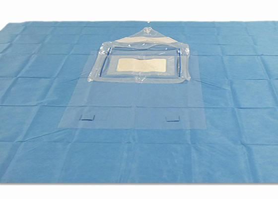 Disposable Surgical Craniotomy Drape Color Blue Size 230*330cm or customization