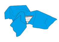 Disposable Surgical Gynecology Drape Color Blue Size 230*330 Cm Or Customization
