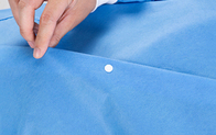 Customised Disposable Medical Lab Coat Long Sleeve Elastic Cuff Unisex