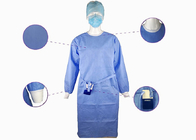 Medical Isolation Disposable Surgical Gown SMS Non Woven 45gsm
