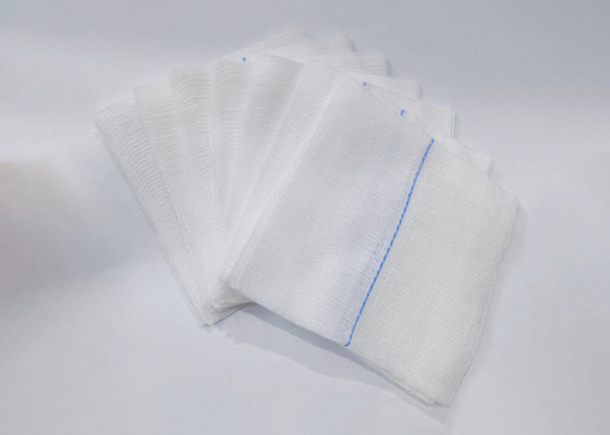 Medical 100% Cotton Gauze Swab Surgical Accessories Sterile Disposable 10 * 28cm