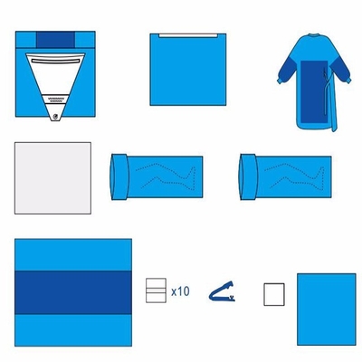 SMS Nonwoven Baby Birth Delivery Pack Kits EO Sterile Disposable Surgical For Hospital