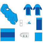 Surgical Disposable Laparotomy Abdominal Drape Pack Kit Class II