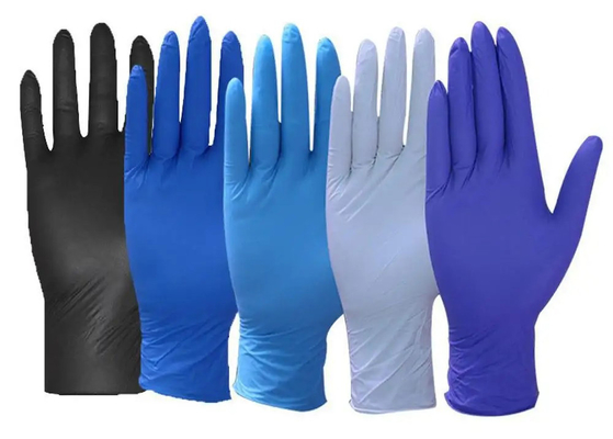 Disposable Durable &amp; Resistant Hand Gloves Premium Nitrile Gloves for Protection