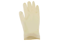 Milky White Disposable Latex Gloves 100pcs/Box 0.07mm