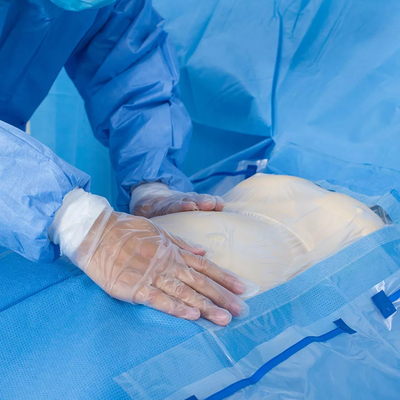 Disposable Surgical Caesarean Drape With Fluid Repellent Function And Anti Tear Treatment