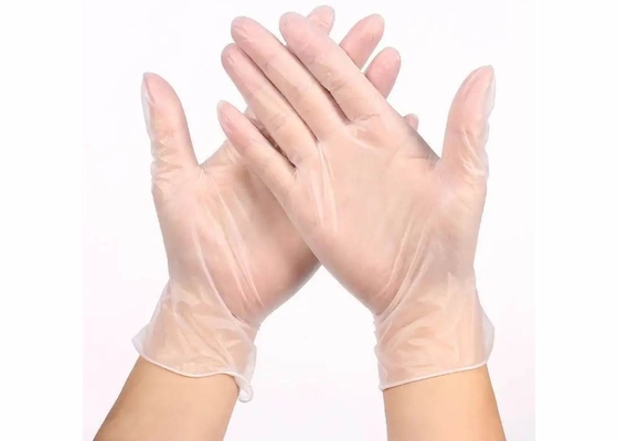 240mm Disposable Hand PVC Gloves Vinyl For Working &amp; Safety