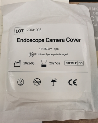 Plastic Disposable Sterile Camera Cover / Universal Handle Instrument Drape PE Film