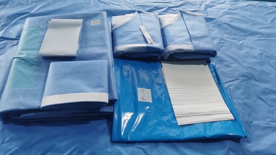 Hospital Disposable Sterile Drape Lower Extremity Packs / Top Extremity Set