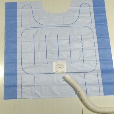 Comfortable Cotton Portable Patient Warming Blanket For Temperature Range 32-42°C