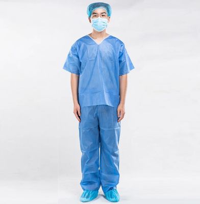 Unisex Breathable Tie On Disposable Surgical Gowns for Medical Protection