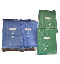 Breathable Adult Unisex Disposable Surgical Gown with Tie On Closure