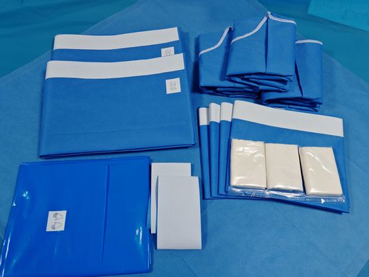 Non-woven Fabric Sterile Surgical Packs Sterilized By Ethylene Oxide in Individual Pack/Carton Box for Hospital and Clinic Use