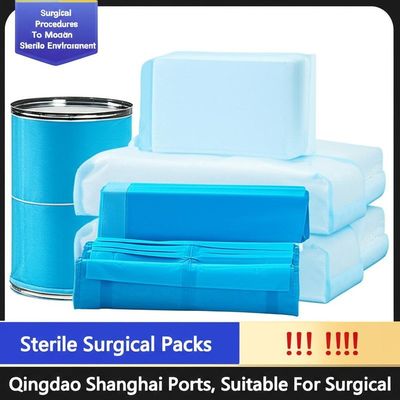 Latexfree Disposable Surgical Packs with Ultrasonic Seam and Pack Count 1/30/50 CTN for Sterile Procedures