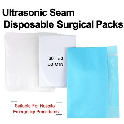 Disposable Surgical Packs with Ultrasonic Seam No Stitching Holes and 3 Years Shelf Life for Hospital Emergency Use