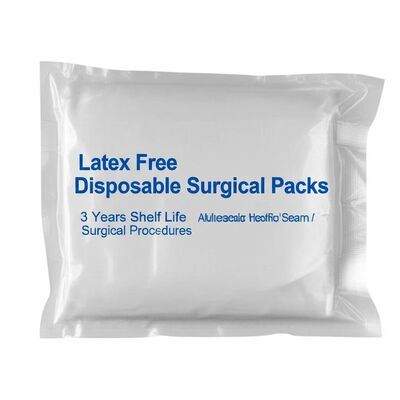 Latex Free Disposable Surgical Packs with 3 Years Shelf Life and Ultrasonic Seam for Sterile Surgical Procedures