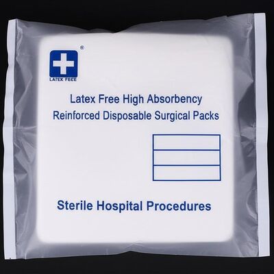 Latex Free High Absorbency Reinforced Disposable Surgical Packs for Sterile Hospital Procedures