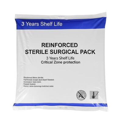 Reinforced Absorbent Sterile Surgical Packs with 3 Years Shelf Life for Critical Zone Protection
