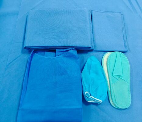 Disposable Surgical Patient Kit Hospital Admission Wear Set with SMS/SPP Non-woven Universal Size Customized and CE ISO13485 Certified