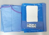 Vertical Custom Surgical Packs with Tube Holder Hand Towels Disposable Isolation