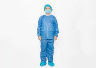 Long Sleeve SMS / Spunlace XXXL Disposable Surgical Gown