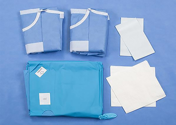 Caesarean Procedure Pack SMS SPP Sterile Green C-Section Surgical Pack Lamination Patient Disposable Custom