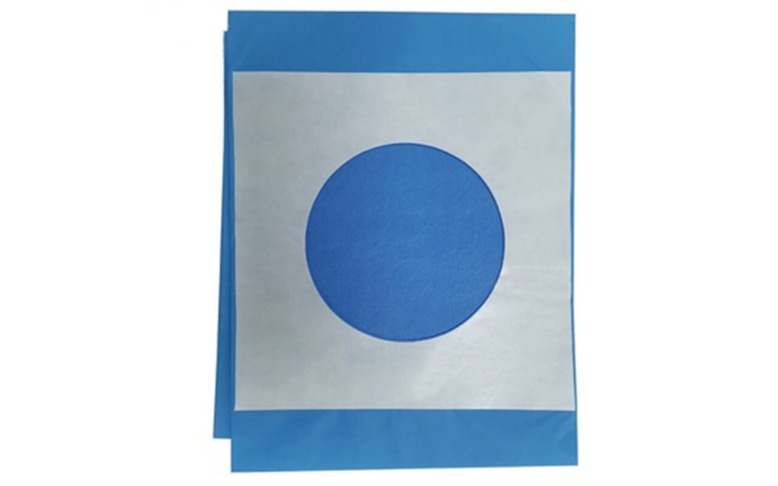 Disposable Surgical Fenestrated Aperture Drape Medical 60*60cm ISO13485