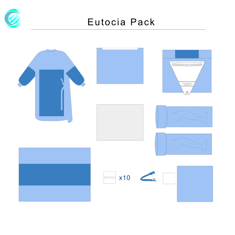 SMS Nonwoven Baby Birth Delivery Pack Kits EO Sterile Disposable Surgical For Hospital