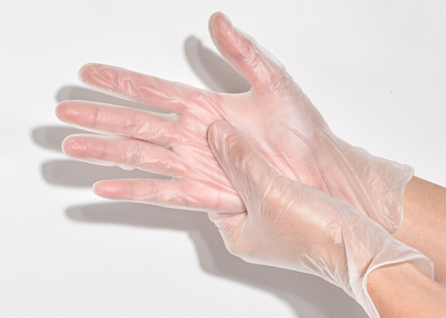 100pcs/Box Disposable Hand PVC Glove Powder Free Medical Consumables