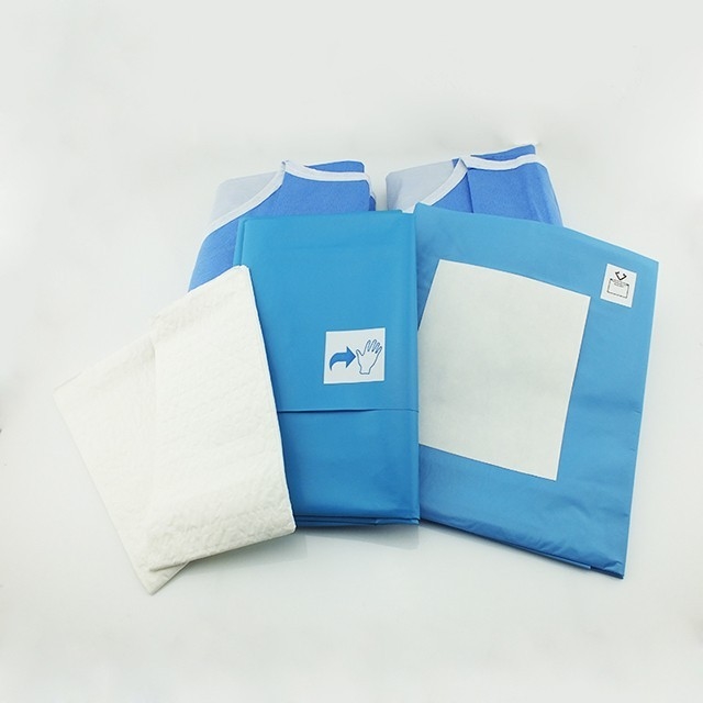 ODM White Disposable Surgical Packs Nonwoven Fabric Sterilized