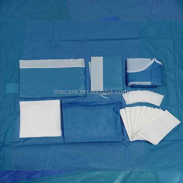 Latexfree Disposable Surgical Packs with Ultrasonic Seam and Pack Count 1/30/50 CTN for Sterile Procedures