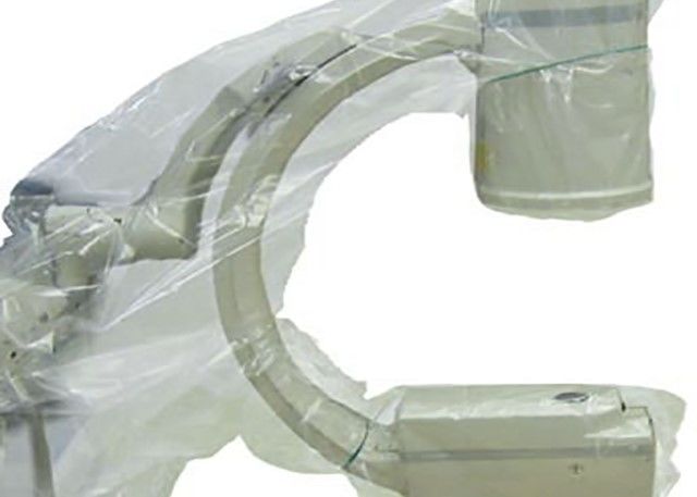 Disposable Medical C-Arms Equipment Covers , Sterile Probe Covers With Clips Drapes