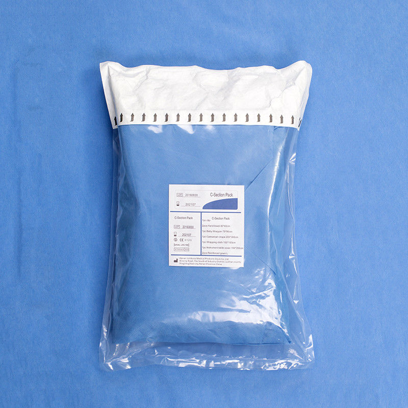 Medical Disposable Surgical Packs Caesarean Kit C Section Set CE Certificate