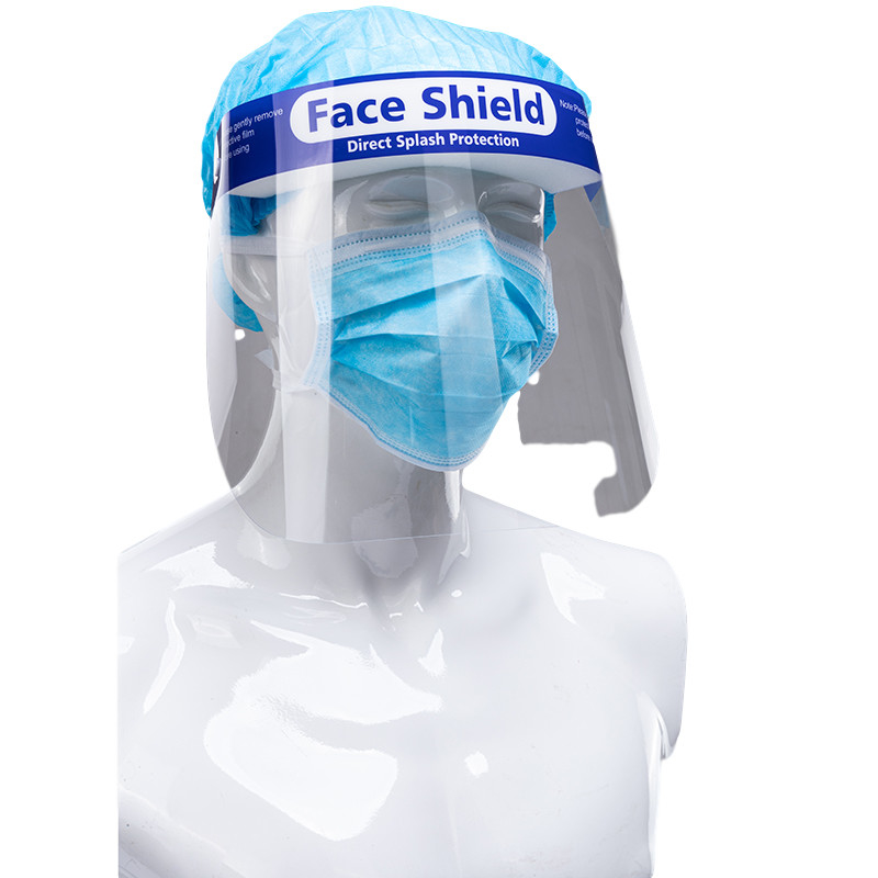 Disposable Fog Resistant Dust Proof Transparent Face Shield