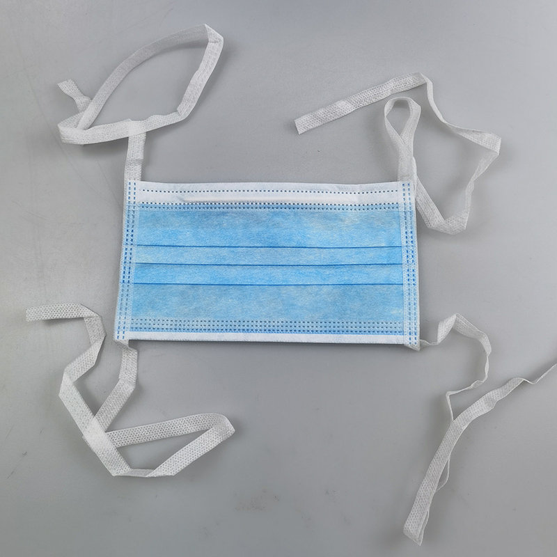 Nonwoven Disposable Surgical Mask Consumable Elastic Earloop EO Gas Sterile