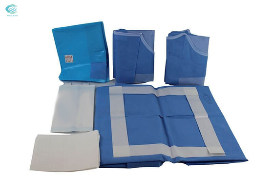 CE ISO Surgical Laparoscopy Pack SMS Disposable Surgery Drape Kit
