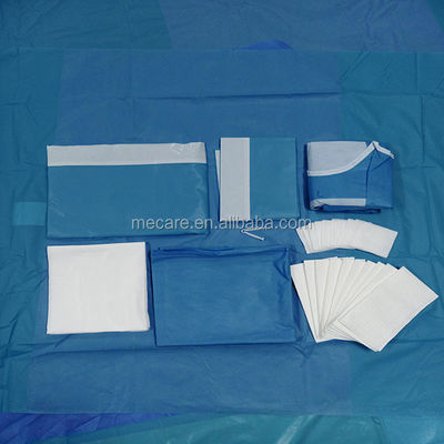 Latexfree Disposable Surgical Packs with Ultrasonic Seam and Pack Count 1/30/50 CTN for Sterile Procedures